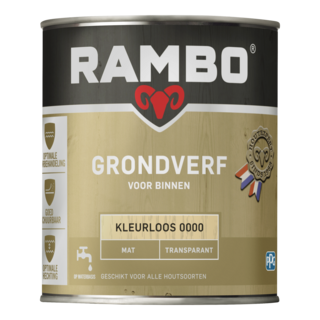 Rambo Grondverf Binnen Transparant Mat