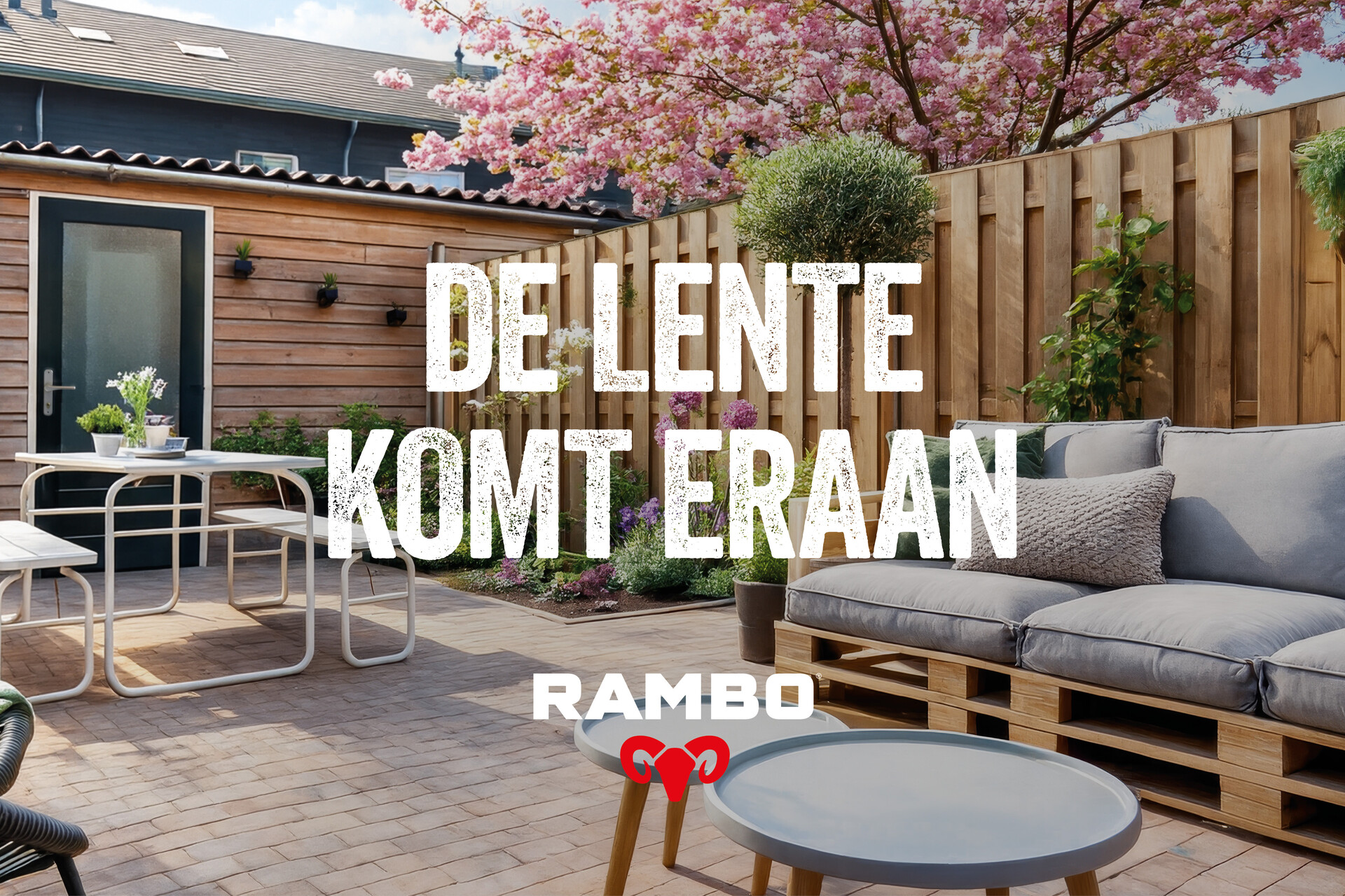 Banner De lente komt eraan