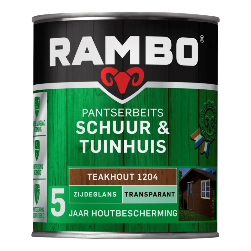 Pantserbeits Schuur & Tuinhuis Transparant Zijdeglans