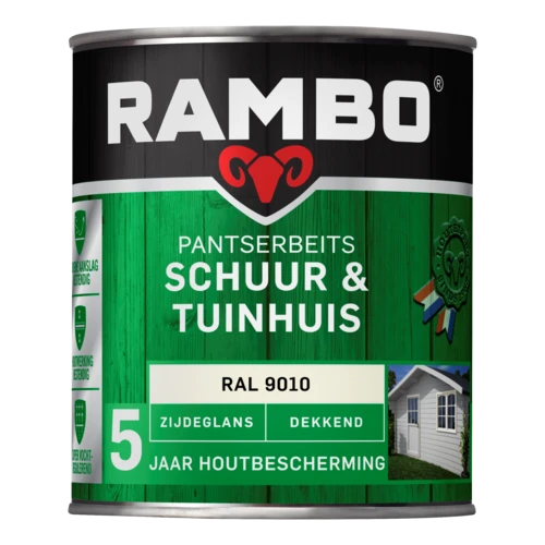 Pantserbeits Schuur & Tuinhuis Dekkend Zijdeglans