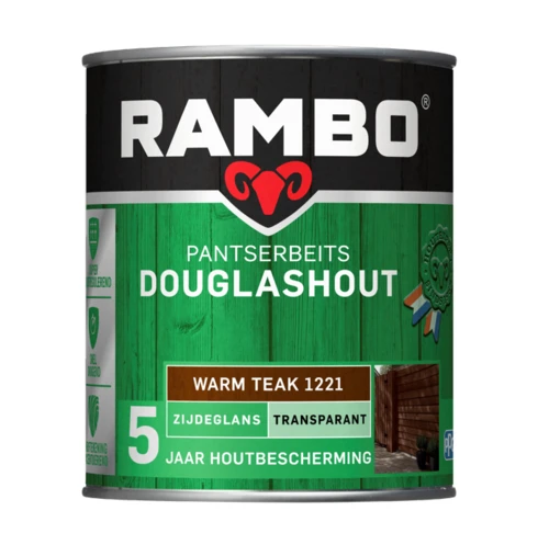 Rambo Pantserbeits Douglashout Transparant Zijdeglans
